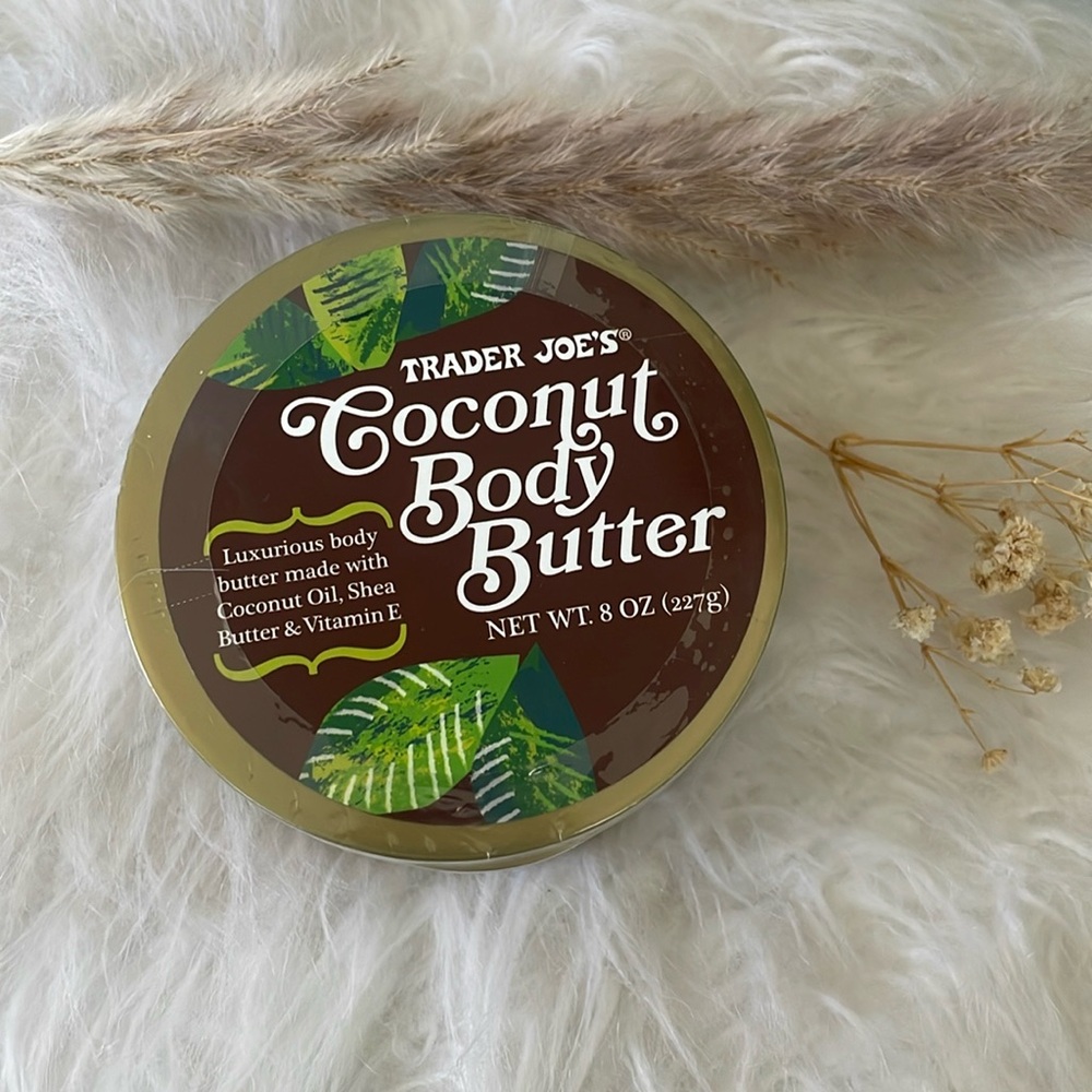 New, Trader Joe's Coconut Body Butter, 8 oz